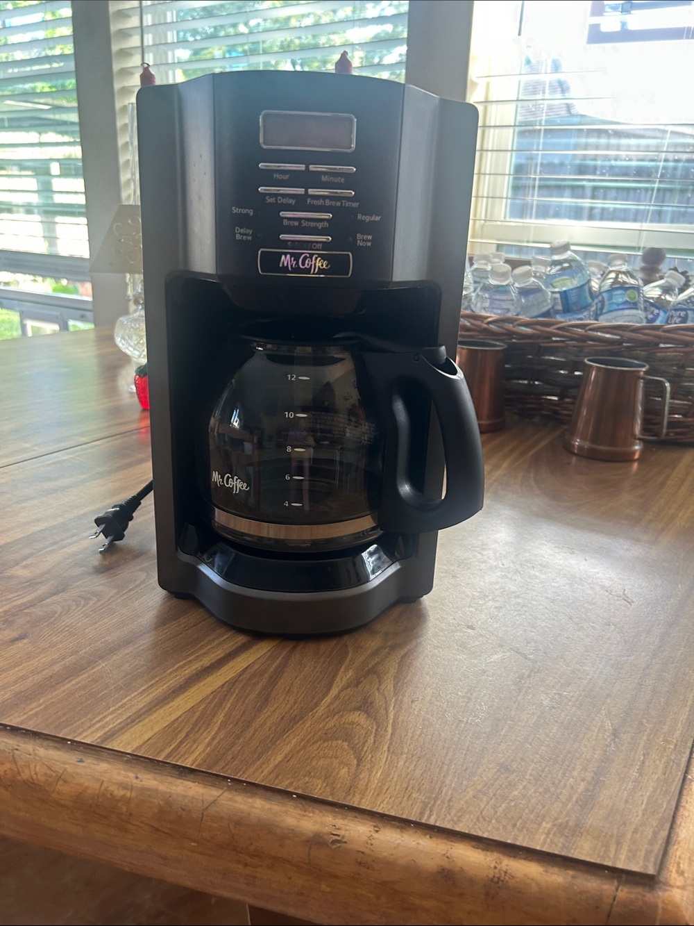 Mr. Coffee Black 12-Cup Drip Coffee Maker
